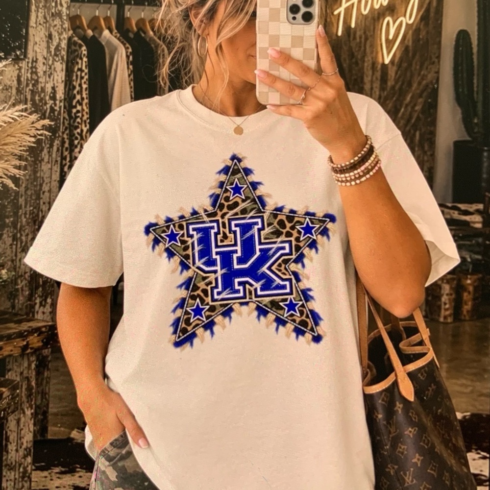 UK Star Graphic Comfort Colors Tshirt Small-XL